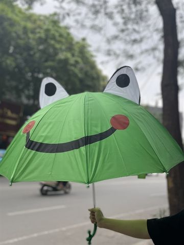  Ô dù tại 23win xanh lá cây hình con ếch 