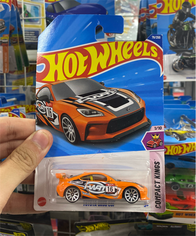  Xe mô hình JFN36 Hot Wheels Basic Car Toyota GR86 Cup Orange 