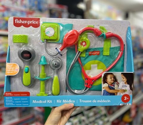  HYH26 Fisher-Price Medical Kit 7-Piece Doctor Toys 