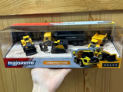  8503105000 Bộ 4 Đồ Chơi Xe Mô Hình MAJORETTE Volvo Construction 4 Pieces Giftpack 