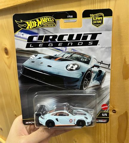  JBK65 Hot Wheels Car Culture Circuit Legends Porsche 911 GT3 R (992) Blue 