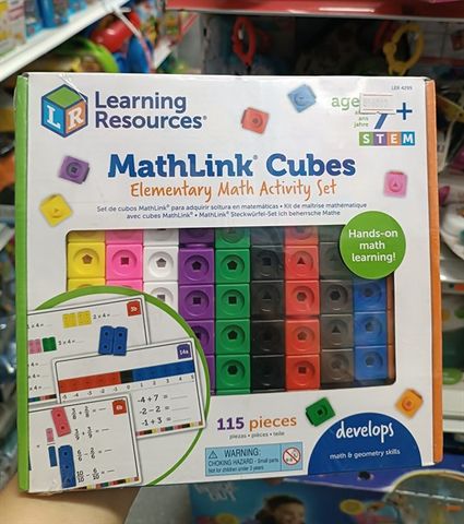  23win08 com trí tuệ Mathlink Cubes Elementary Math Activity Set 