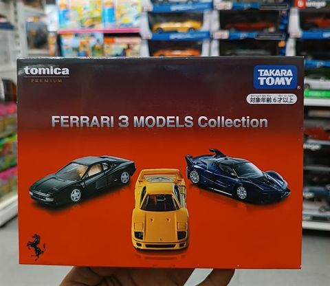  Tomica Gift PRM FERRARI 3 MODELS COLLECTION 