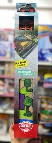  203746018 Bộ Đồ Chơi Xe Thảm Sàn Thành Phố DICKIE TOYS Micro World Playmat 