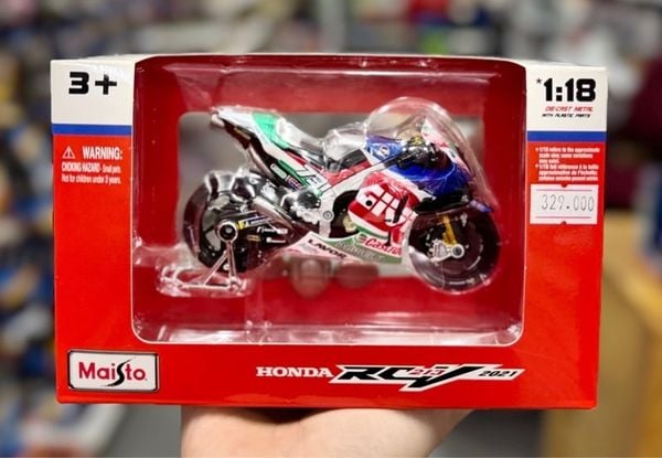  36377/MT36000 Mô hình mô tô 1:18 GP Racing-LCR Honda 2021 