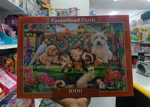  Xếp hình puzzle Pets in the Park 1000 mảnh CASTORLAND C-104406 