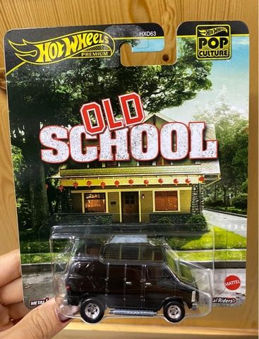  Xe mô hình HVJ38 Hot Wheels Pop Culture 1979 Dodge Ram Van - Old School Van 