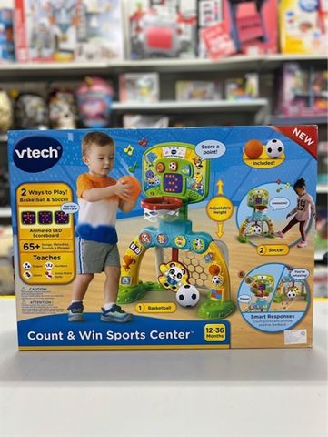 5335 VTech Count & Win Sports Center with Basketball and Soccer Ball 