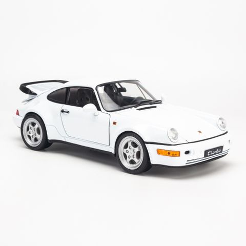  Mô hình xe Porsche 964 Turbo 1:18 Welly- 18026W- Cream 