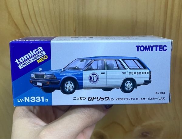 Tomytec LV-N331b Nissan Cedric Van V20E Deluxe JAF Service Car 