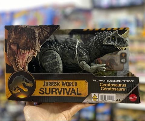  JKL77 Jurassic World Wild Roar Ceratosaurus Dinosaur 