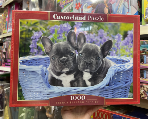  Xếp hình puzzle những chú chó Bulldog, Pháp 1000 mảnh CASTORLAND C-104246 