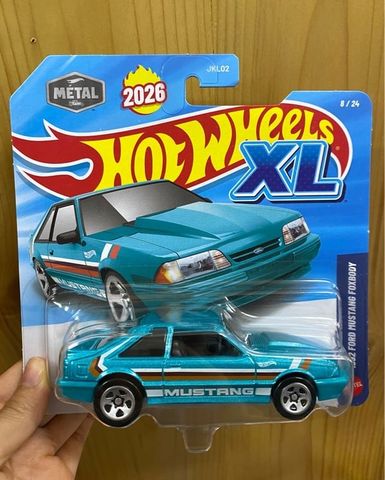  JKL05 Hot Wheels XL 1992 FORD MUSTANG FOXBODY 