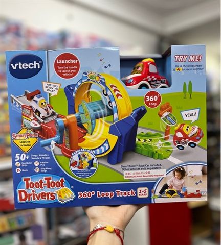  Đường đua vòng xoắn VTech Toot-Toot Drivers 360 Loop Track 
