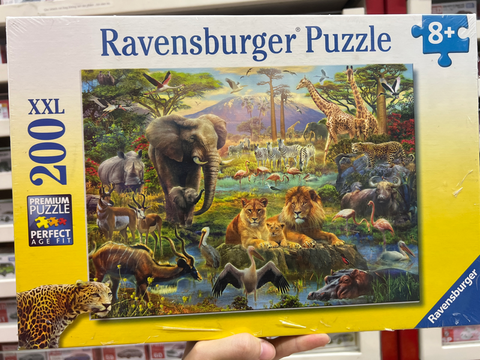  RV128914 Xếp hình puzzle Animals of the Savanna 200 mảnh RAVENSBURGER 