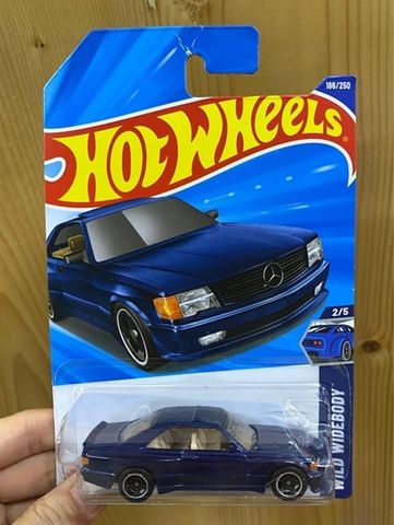  JFN63 Hot Wheels '89 Mercedes-Benz 560 SEC AMG Navy 