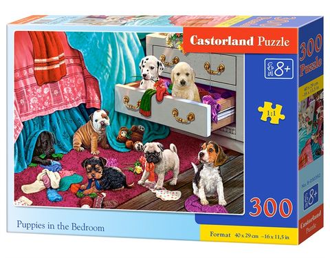  Xếp hình puzzle những chú chó con trong phòng ngủ 300 mảnh CASTORLAND B-030292 