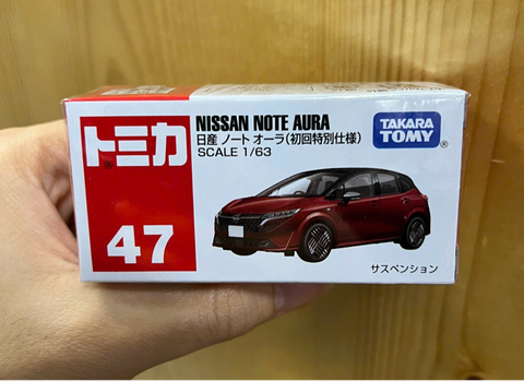  Tomica 47 Nissan Note Aura (đỏ) 