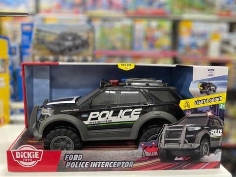  203306017 Đồ Chơi Xe Cảnh Sát DICKIE TOYS Ford Police Interceptor 