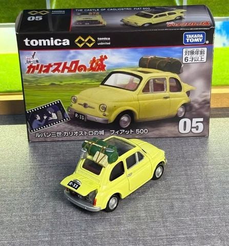  Xe Tomica Premium Unlimited 05 Lupin III Castle of Cagliostro Fiat 500 