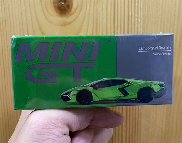 Mini GT MGT00789 Lamborghini Revuelto Verde Selvans
