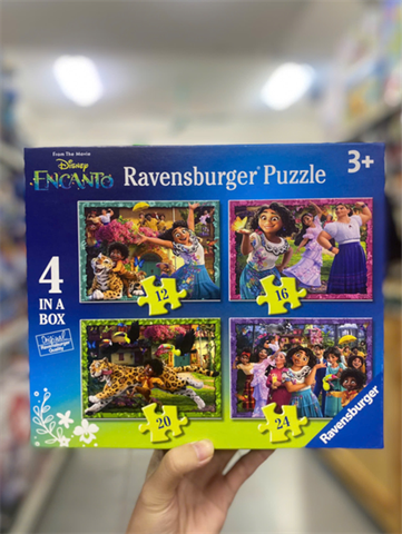  Ravensburger DISNEY Encanto - 4 Puzzle 12/16/20/24pc 