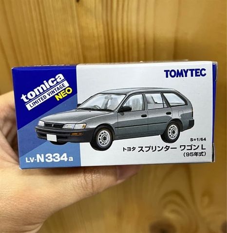  Mô hình xe hơi Tomytec LV-N334a Toyota Sprinter Wagon L Gray 1995 