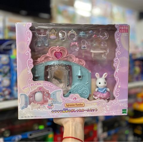  FU-19 Hair Salon Glittering Carriage Fashionable Room Sylvanian Family 
