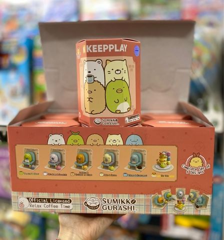  Đồ Chơi Lắp Ráp KEEPPLAY Sumikko Relax Coffee Time Blind Box 77012 