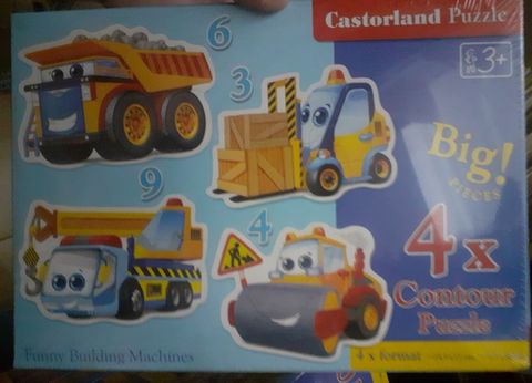  B005024 23win08 com xếp hình puzzle chủ đề Funny Building MachinesCastorland 
