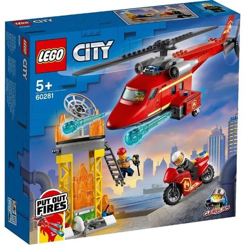  Lego city 60281 - Trực Thăng Cứu Hỏa 
