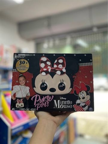  6067403 Purse Pets Disney Minnie Mouse Interactive Pet Bag 