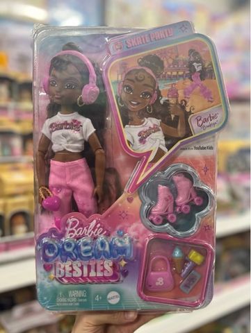  Búp bê JFX97 Barbie Dream Besties Roller Skate Brooklyn Doll 