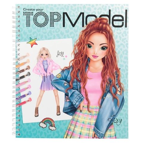  TM411065 BST thiết kế thời trang Create your TOPModel Colouring Book 