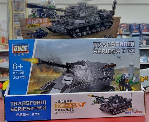  8720 - Lắp ráp quân sự 4 trong 1 