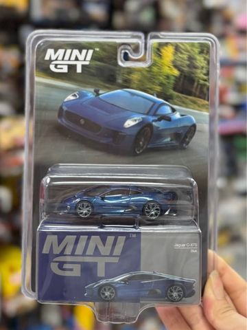  Xe Mini GT Card Version MGT00884 Jaguar C-X75 Blue 