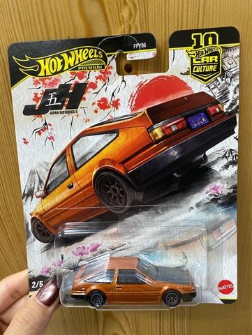  JKF10 Hot Wheels Car Culture Japan Historics 5 Toyota AE86 Sprinter Trueno 