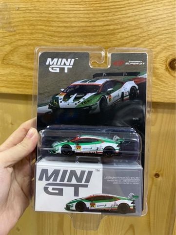  MINI GT 1/64 Lamborghini Huracan GT3 EVO #87 JLOC 2022 Super GT Series Left Handle 