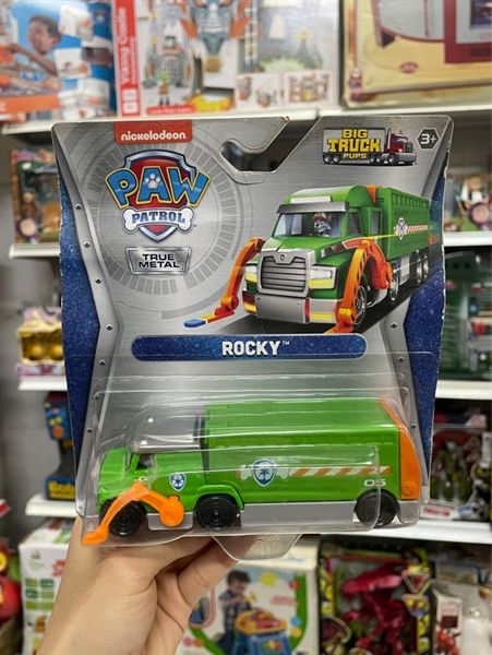  6063833 Paw Patrol Large Trucks True Metal Vehicle - Rocky 