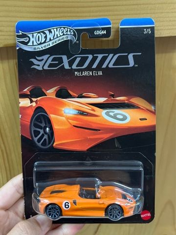  JKX78 Mô hình Hot Wheels thể thao McLAREN ELVA 