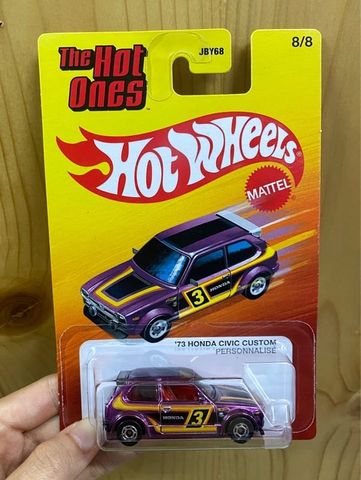  Mô hình xe JKX47 Hot Wheels HOT ONES 73 HONDA CIVIC CUSTOM 