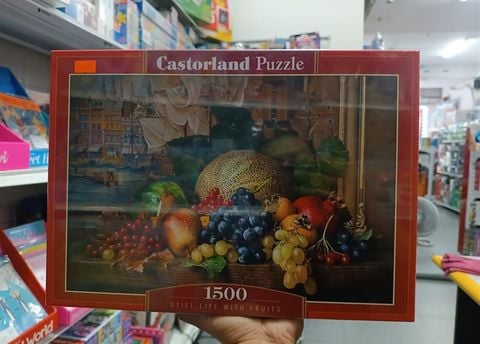  C151868 Xếp hình puzzle Still Life with Fruits 1500 mảnh Castroland 