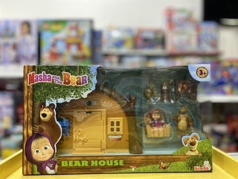  109301632 Đồ Chơi Ngôi Nhà Gấu MASHA AND THE BEAR Masha Playset 