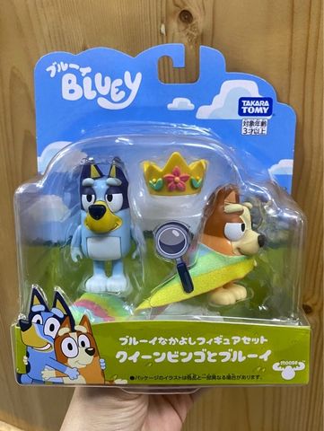  Đồ chơi Bluey Friend Figure Set Queen Bingo & Bluey 