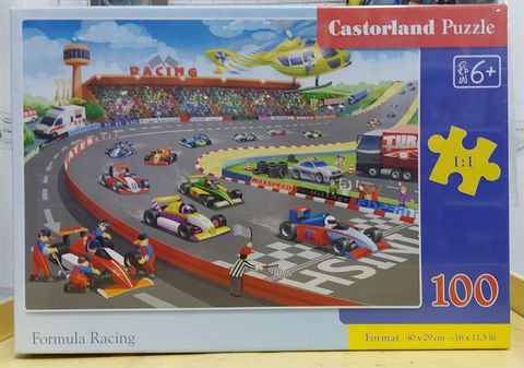  Xếp hình puzzle trường đua xe địa hình 100 mảnh CASTORLAND B-111046 