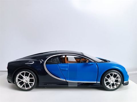  31514- BK 1:24 BUGATTI CHIRON ( XANH) 