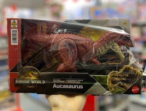  JGB88 Jurassic World Rebirth Wild Roar Aucasaurus Action Figure 