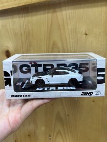  Xe mô hình INNO MODELS IN64-R35N-WHI 1:64 NISSAN GT- R ( R35) NISMO WHITE 