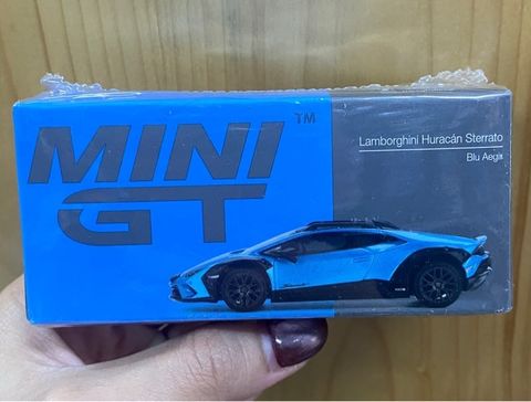  MINI GT 1/64 Lamborghini Huracan Stellato Blu Aegir (Blue) 
