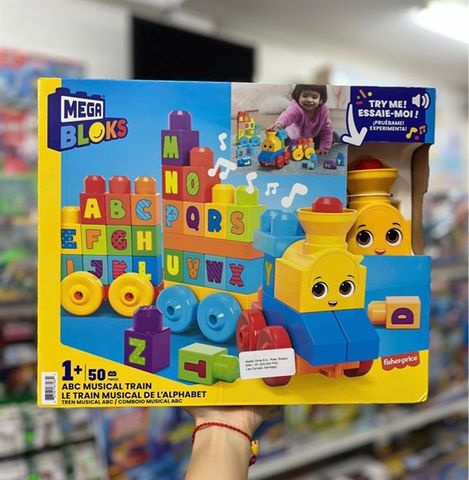  FWK22 Fisher Price Mega Bloks ABC Musical Train 